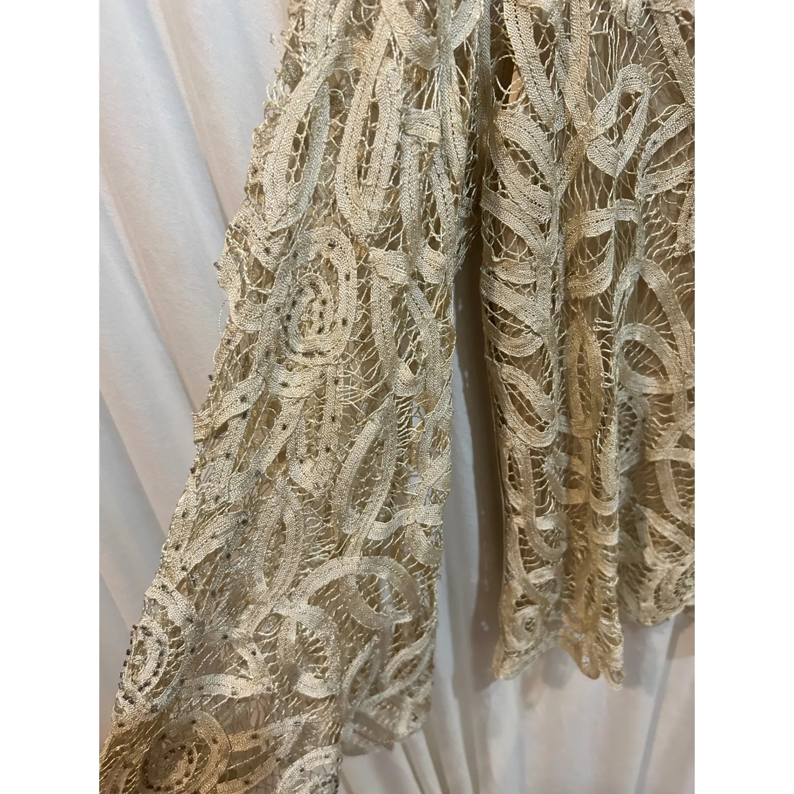 Soulmates Lace Top‎ Women's 1X Long Sleeve Elegant Party Evening Blouse - Image 2