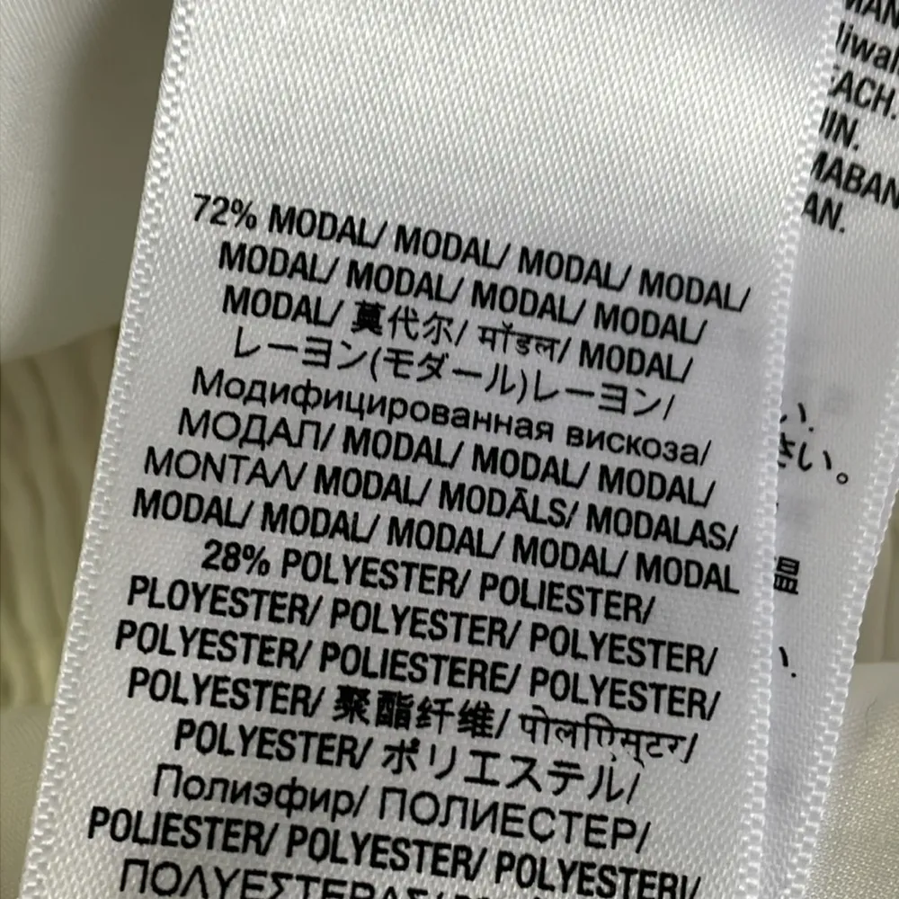 7 For All Mankind White Smocked Button Blouse - Image 8