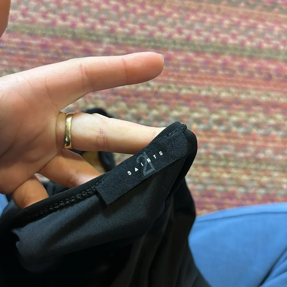 21 SAINTS BLACK CUT OUT BODYSUIT Size M - Image 3