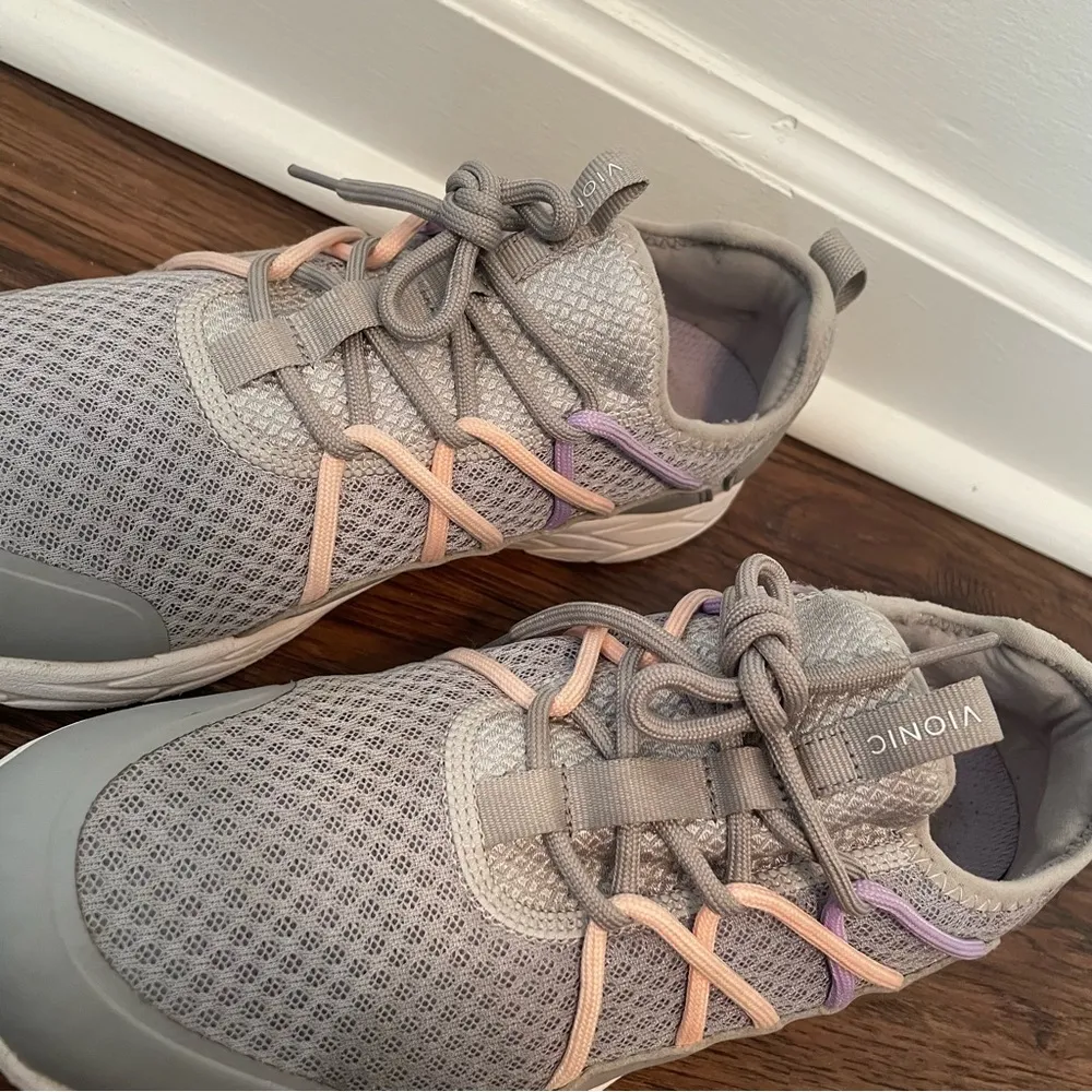 Vionic Zeliya Comfort Walking Shoes Sz 9.5 Grey - Image 7