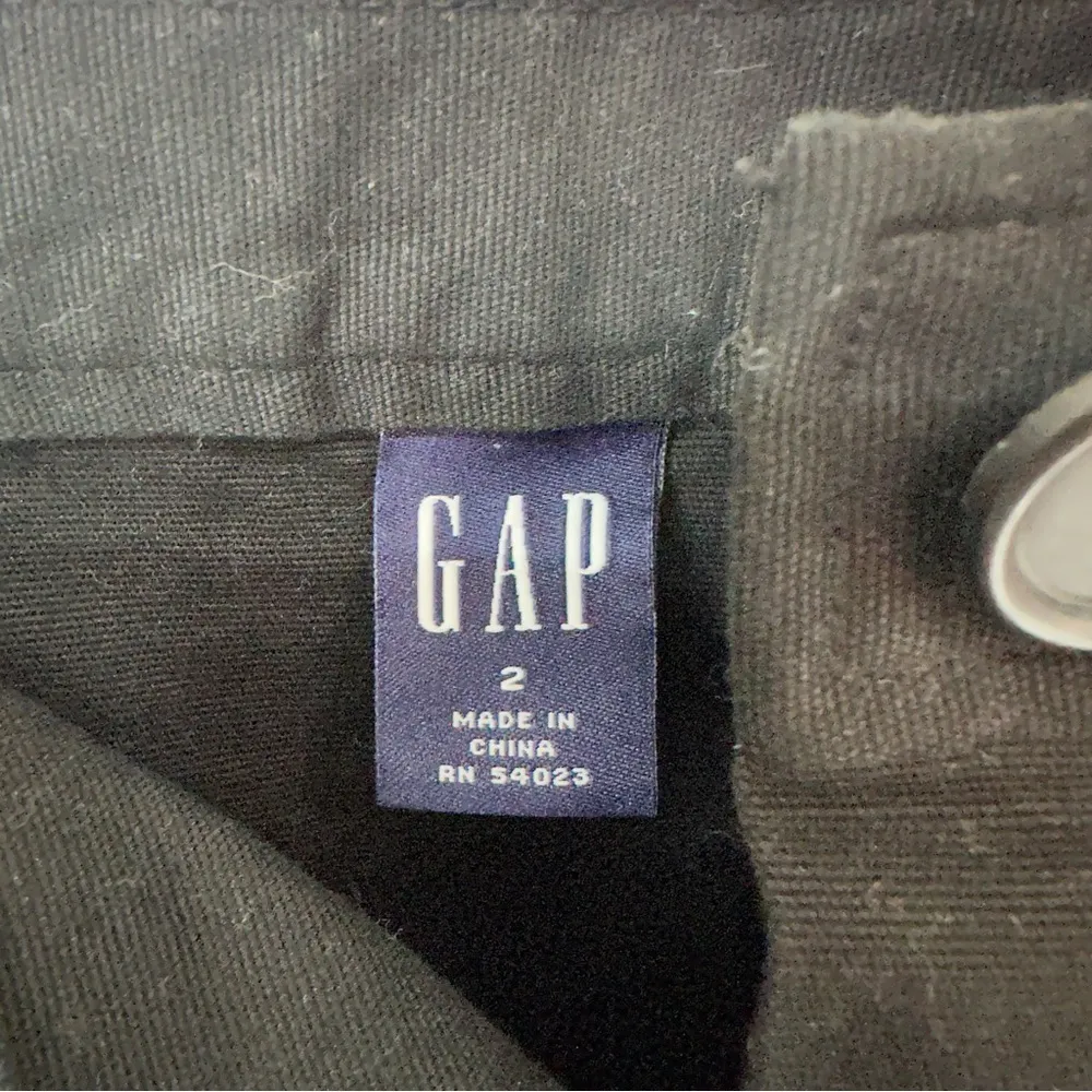 GAP Mini Skirt Button Up Pocket Size 2 Black - Image 6