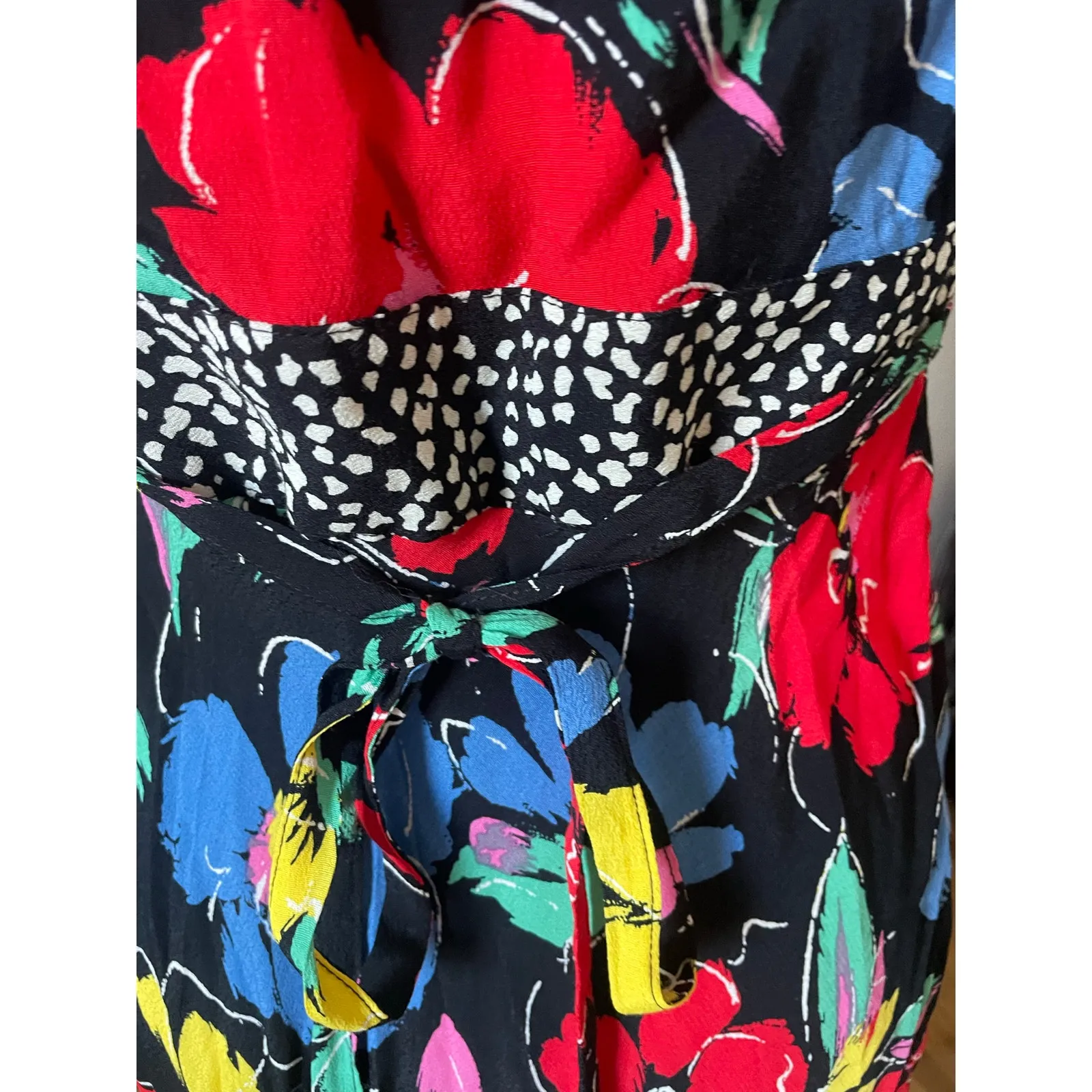 RIXO For Target Black Floral Off the Shoulder Puff Sleeve Maxi Dress Size 10 - Image 8