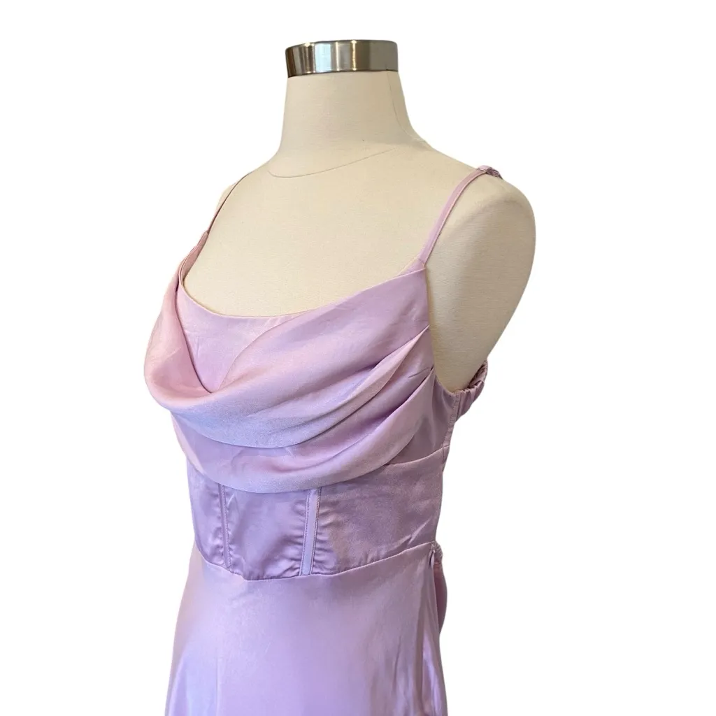Princess Polly Lillie Midi Dress In Purple Size 10 - Image 5