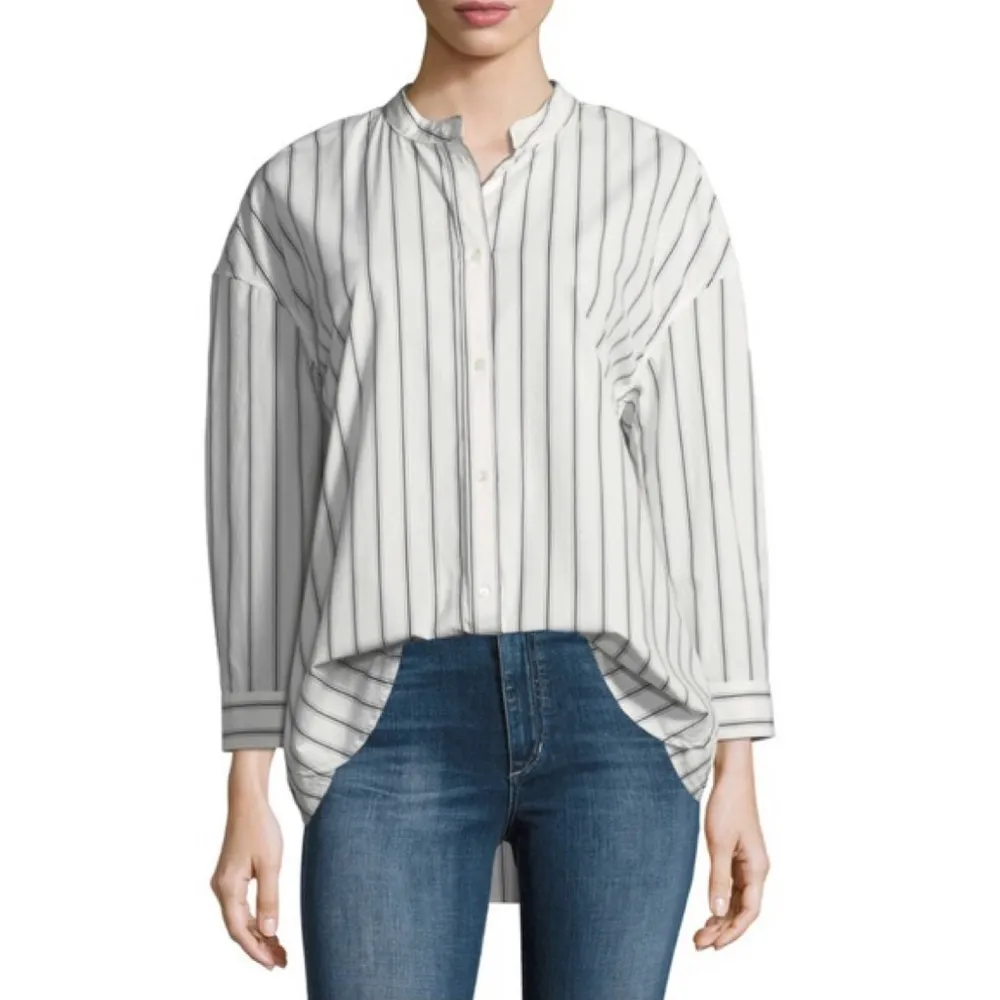 Joie  Poin Ruffle Sleeve Button Down - Image 3