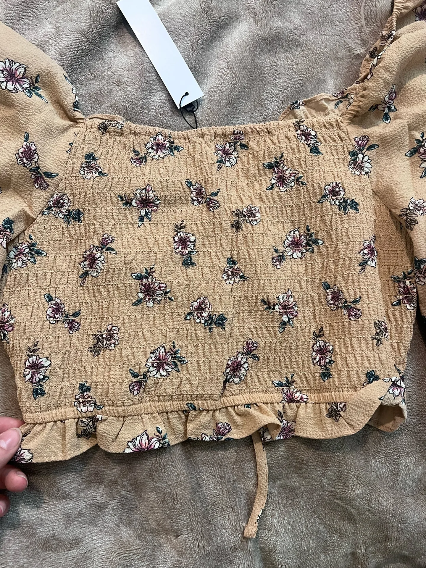 Cropped cinched top - Image 2