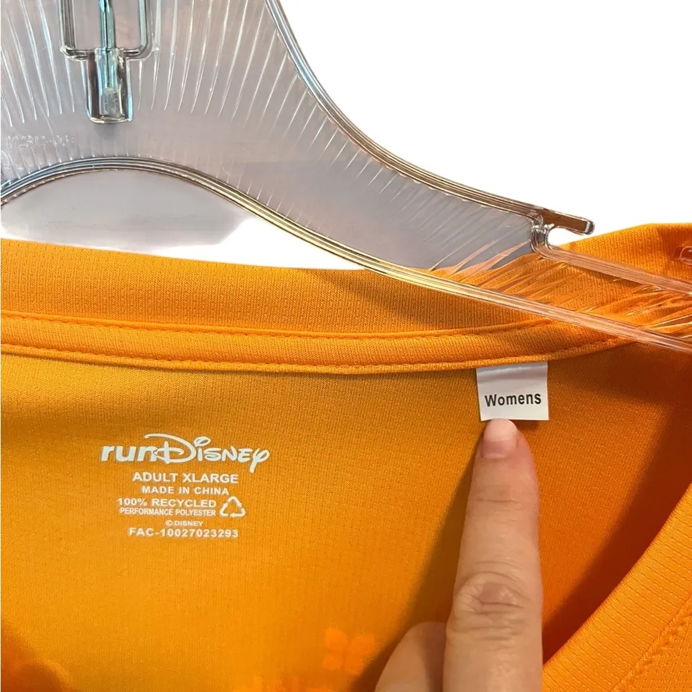 Disney Orange Long Sleeve Tee Chip and Dale RunDisney 10K - Image 2