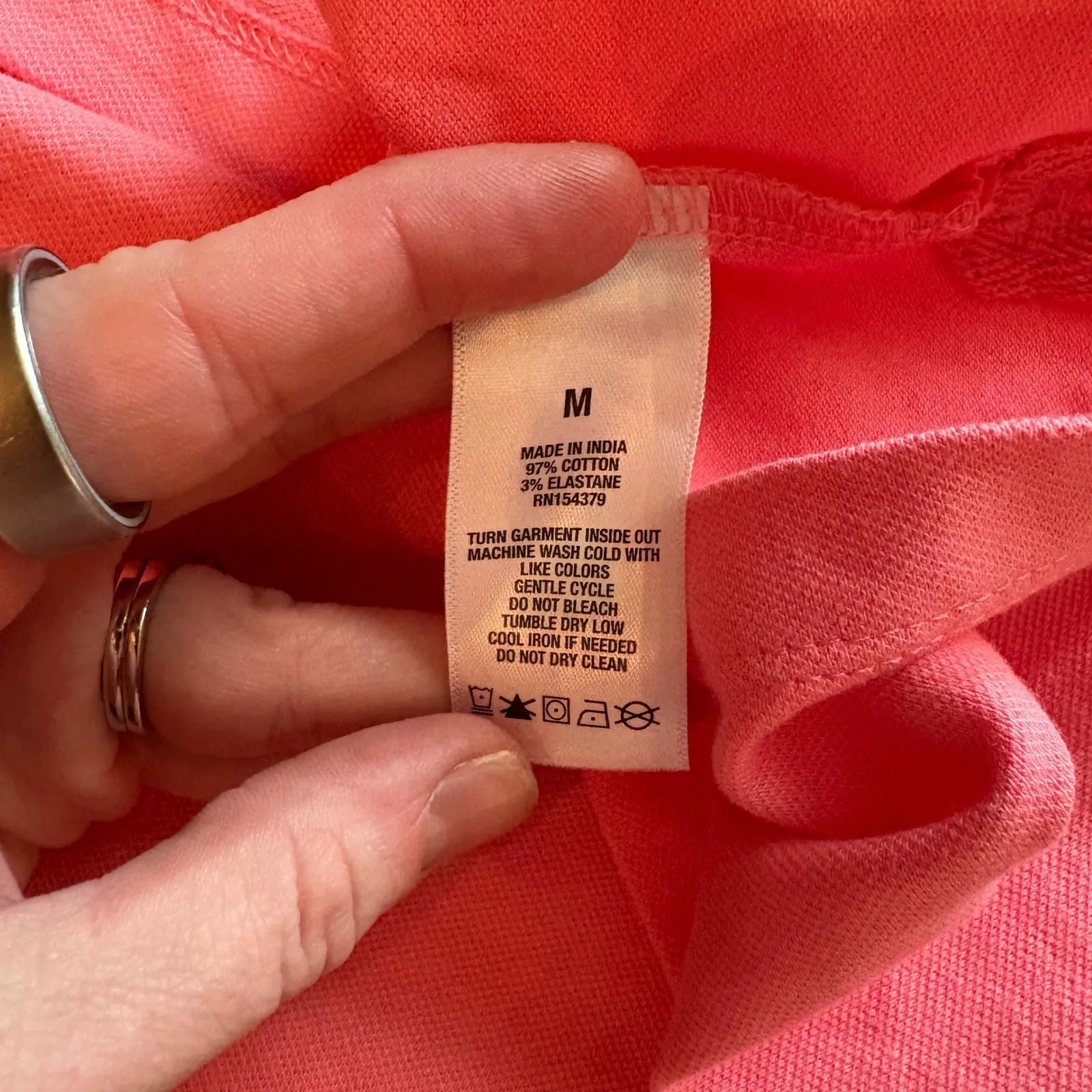 Aeropostale NWT Pink White Colorblock Polo Golf Dress Short Sleeve Casual Medium - Image 8