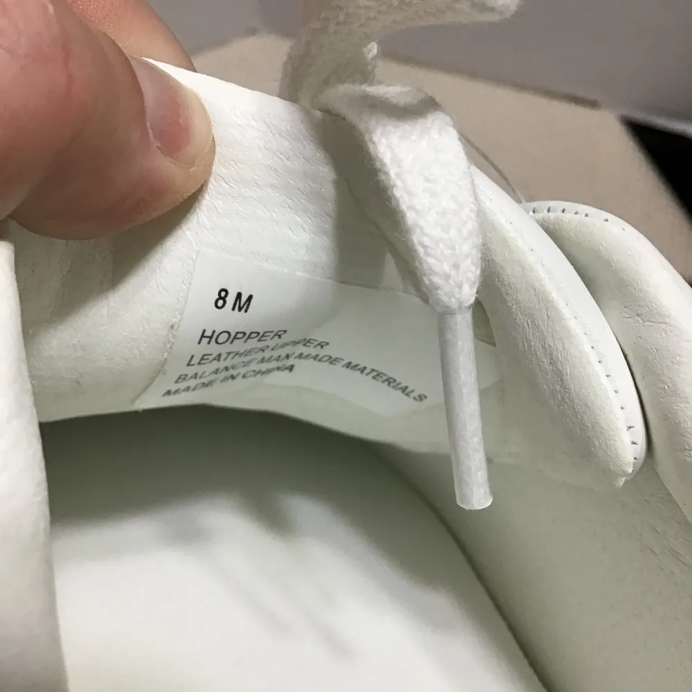 TRETORN Women's Hopper Sneaker New With Tags Leather Upper White Lace Up Size 8M - Image 8