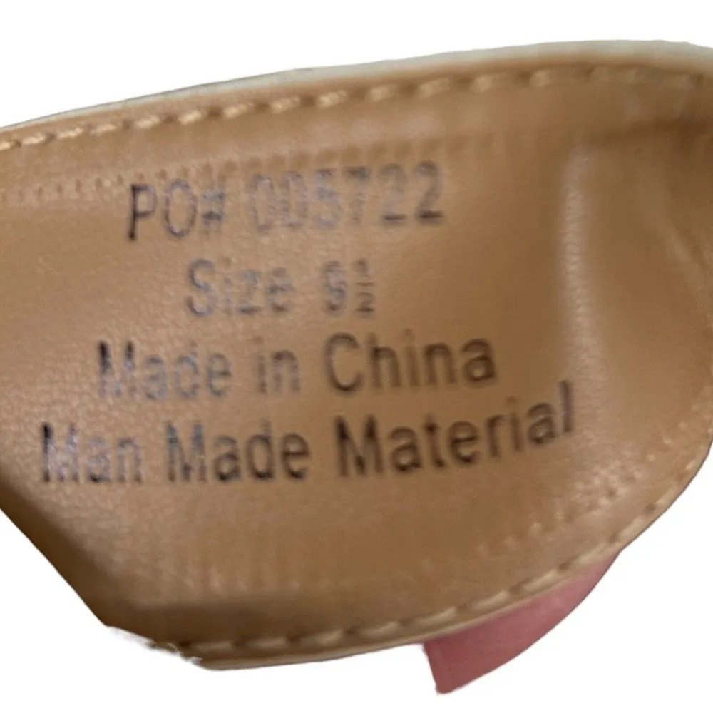 Journee Collection Womens Akeely Foam Mid Heel Platform Sandals Sz 9.5 Note Flaw - Image 13