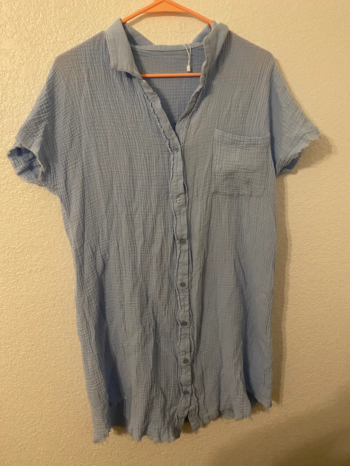 NWT Baby Blue Chambray Dress - Image 2