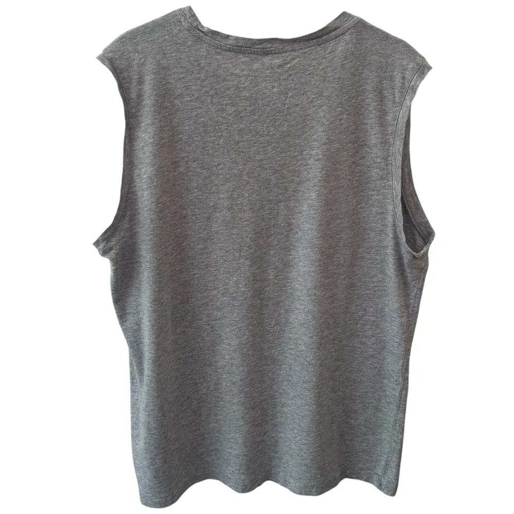 Quince Cotton Modal Muscle Tank in Heather Gray Comfort Capsule Athletic Size L - Image 7
