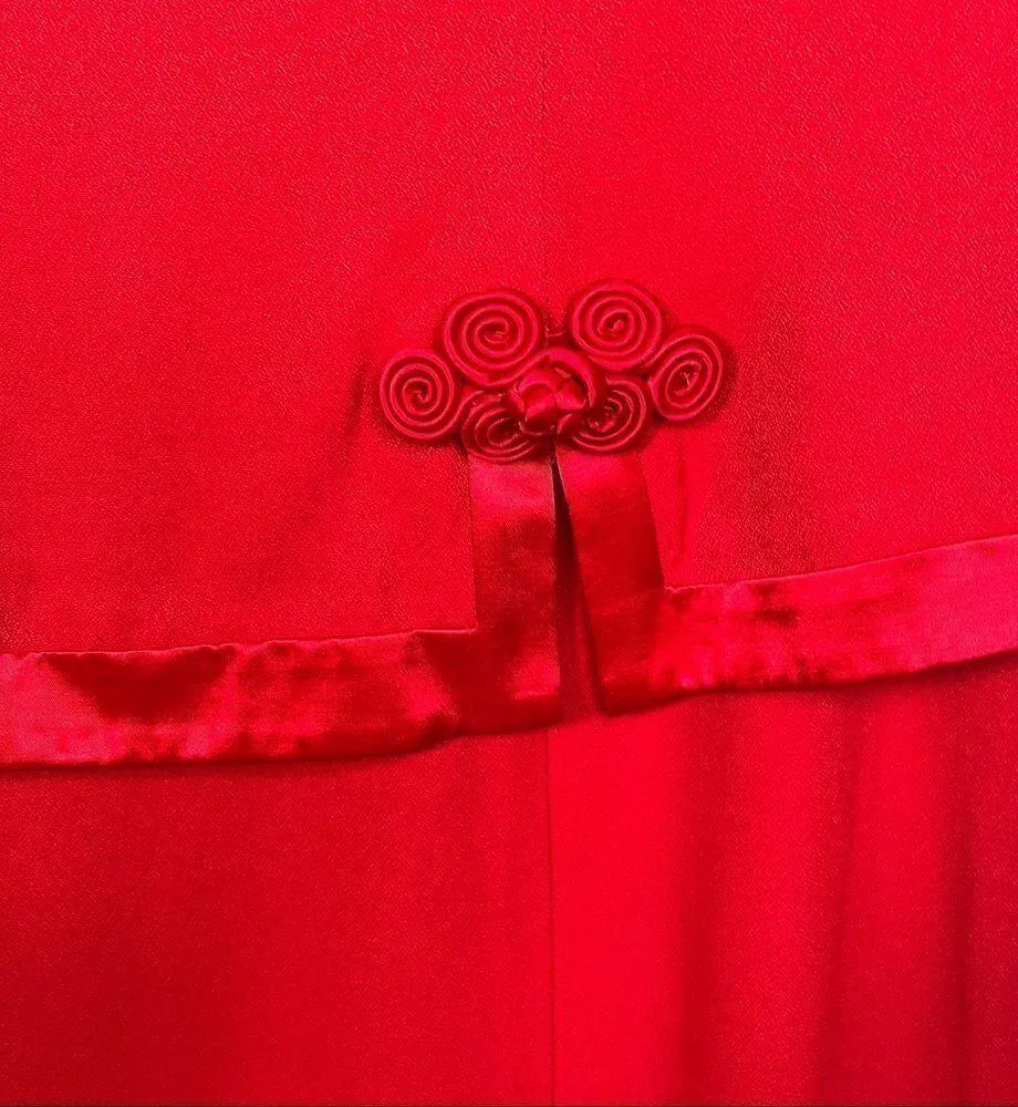 Jessica Howard Red Maxi Dress Sz 12 Vintage Nordstrom NWT - Image 6