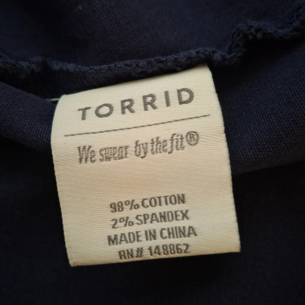 Torrid Sz 2 Dark Blue Utility Jacket - Image 16