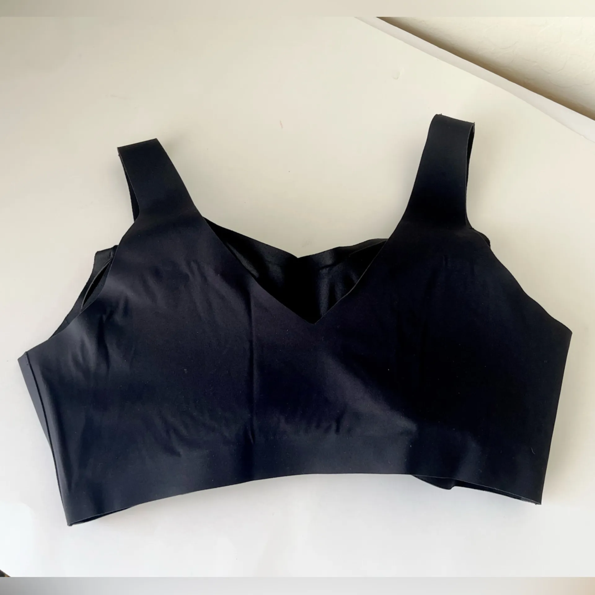 Honeylove V Neck Pull On Shapewear Bra Black Size 1X - Image 4