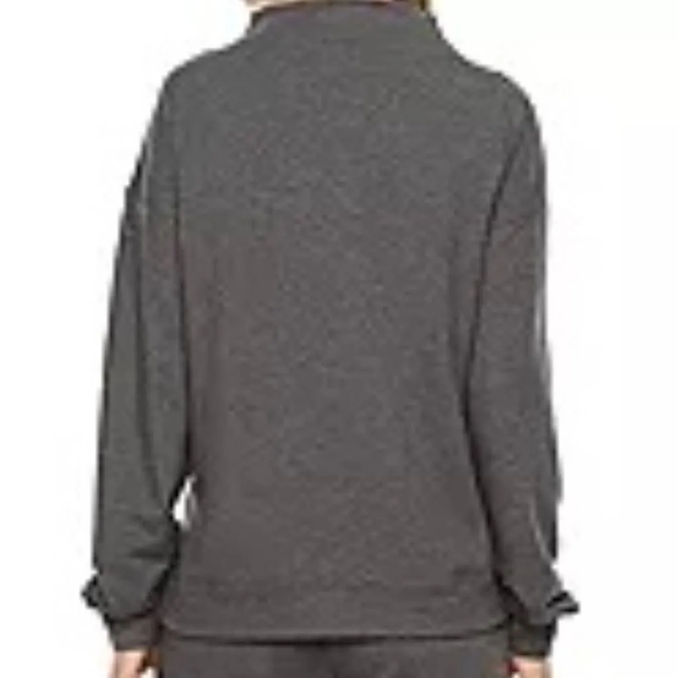 Ambrielle Women's Long Sleeve Funnel Neck Pajama Top - Image 3