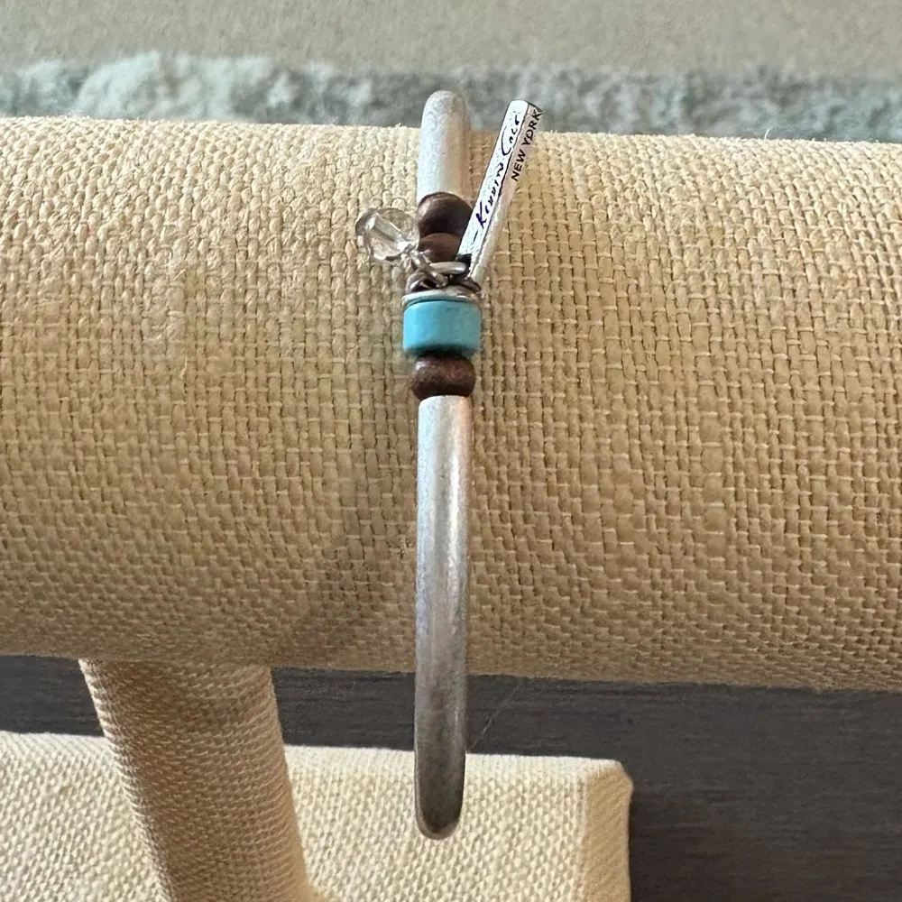 Kenneth Cole Silver Turquoise Bracelet - Image 3