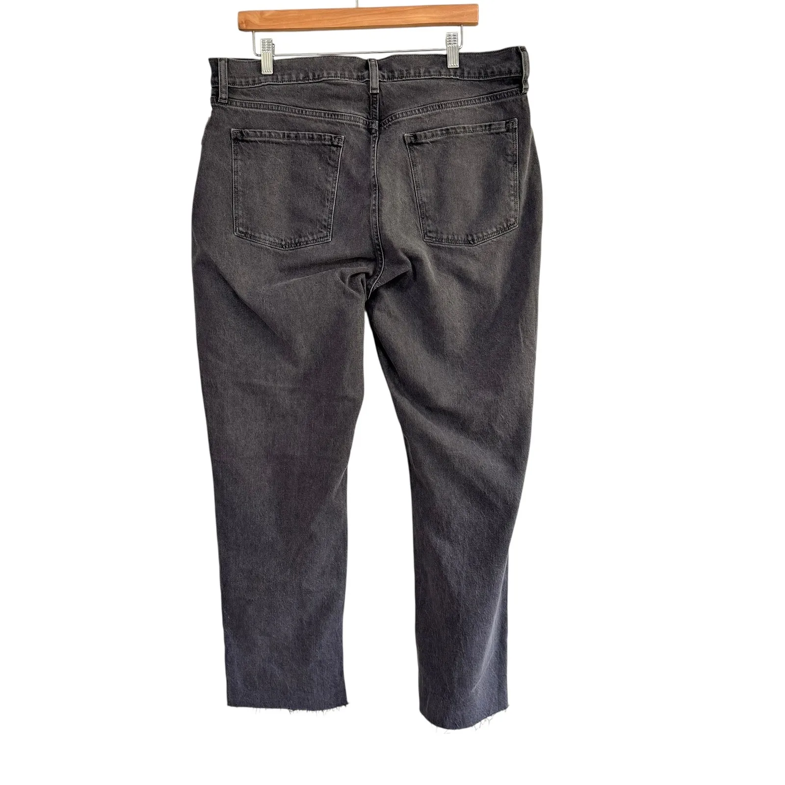 Old Navy Womens Jeans Size 14 High-Rise Slouchy Straight Leg Secret Slim - Image 10