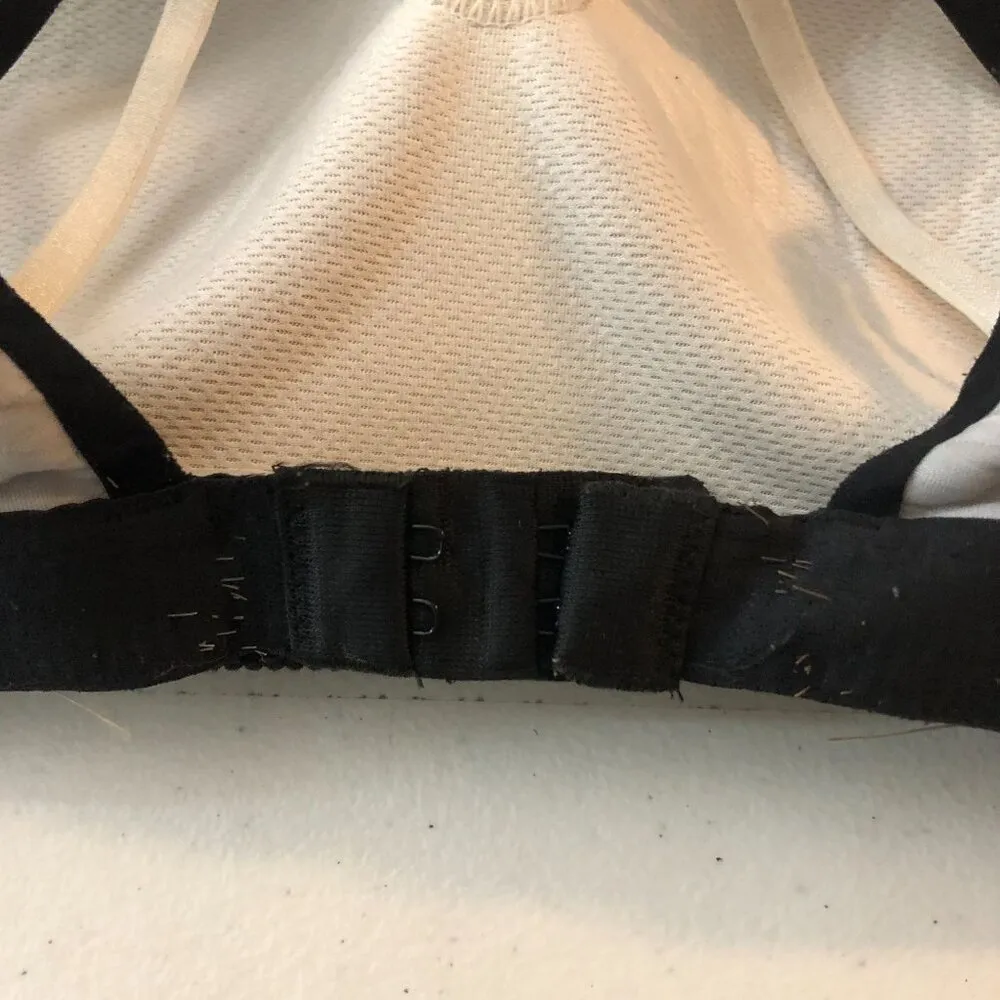 Victorias Secret Sport Incredible Sport Bra Racerback Strappy Gray 34D - Image 3