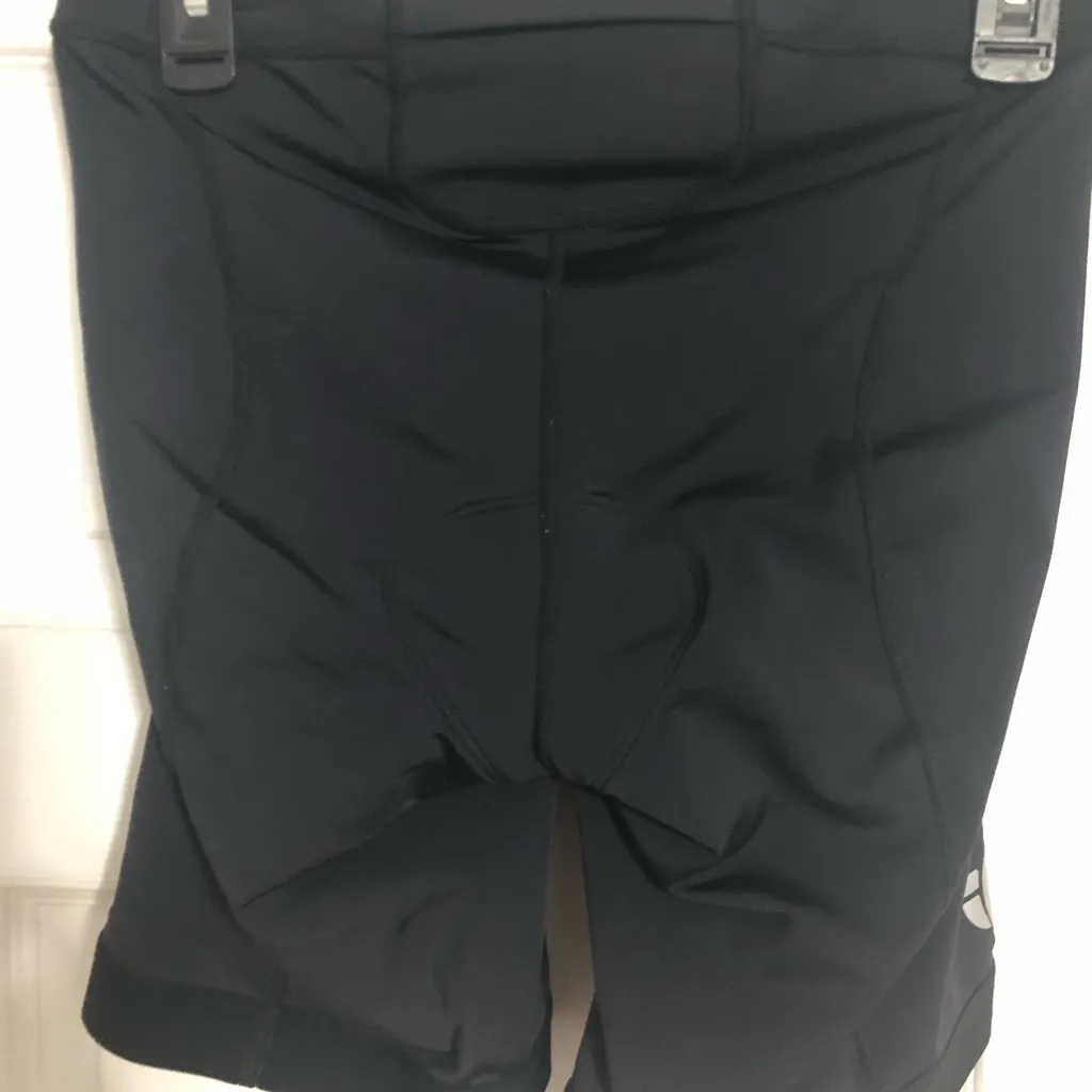Pearl Izumi padded bike shorts women’s size XL black reflective logo cycling‎ - Image 8
