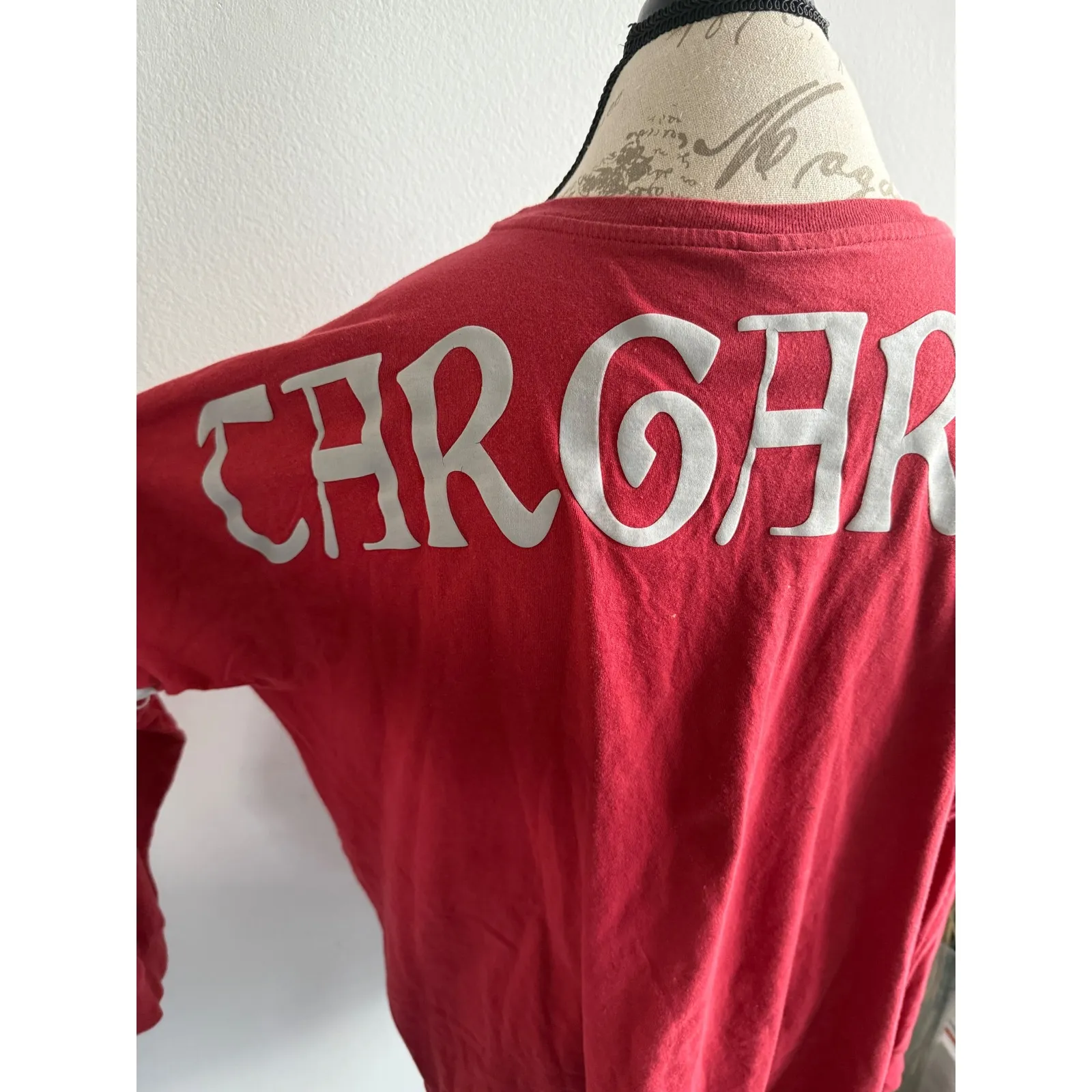 Game of Thrones Targaryen HBO Long Sleeve Graphic Tee Red XL - Image 4