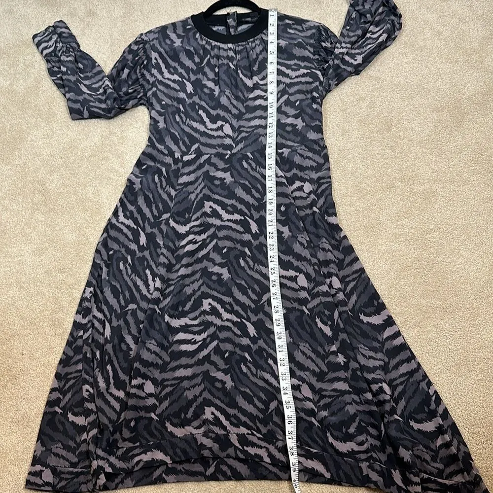 All Saints Fayre Remix Printed Dress Whimsigoth Spooky Dark Fairy Women Small - Image 5