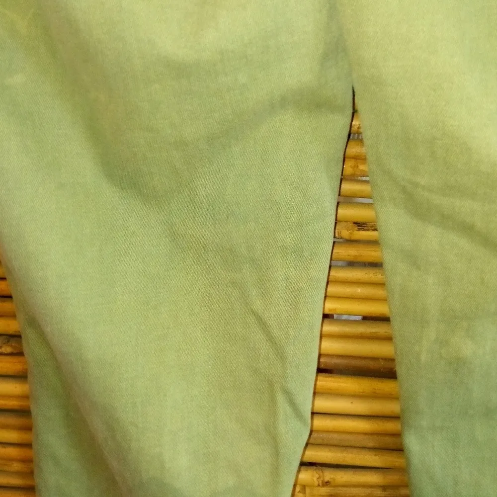 Old Navy Rockstar 8 Pale Green Jeans - Image 3