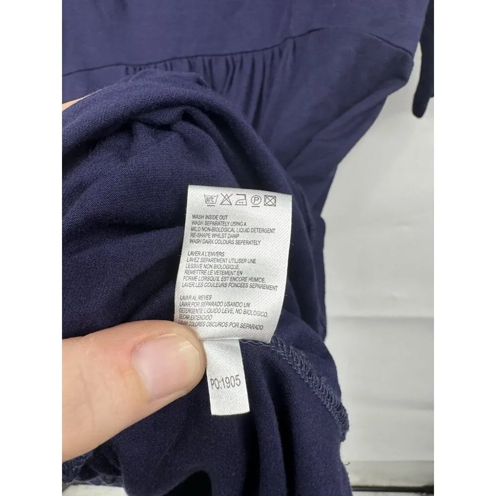 Seraphim’s Maternity Mini Dress Women 4 Purple Half Sleeve Motherhood Clothes - Image 6