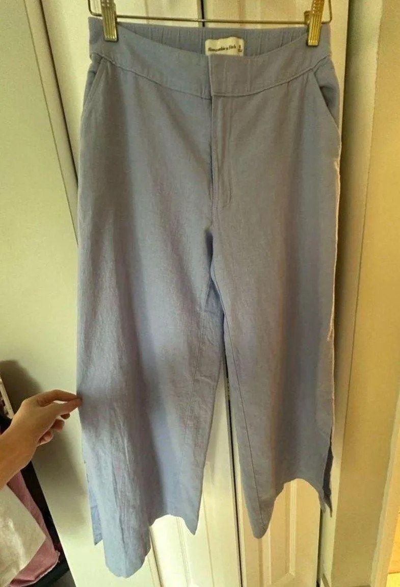 Abercrombie Linen Wide Leg Pant  - Image 3