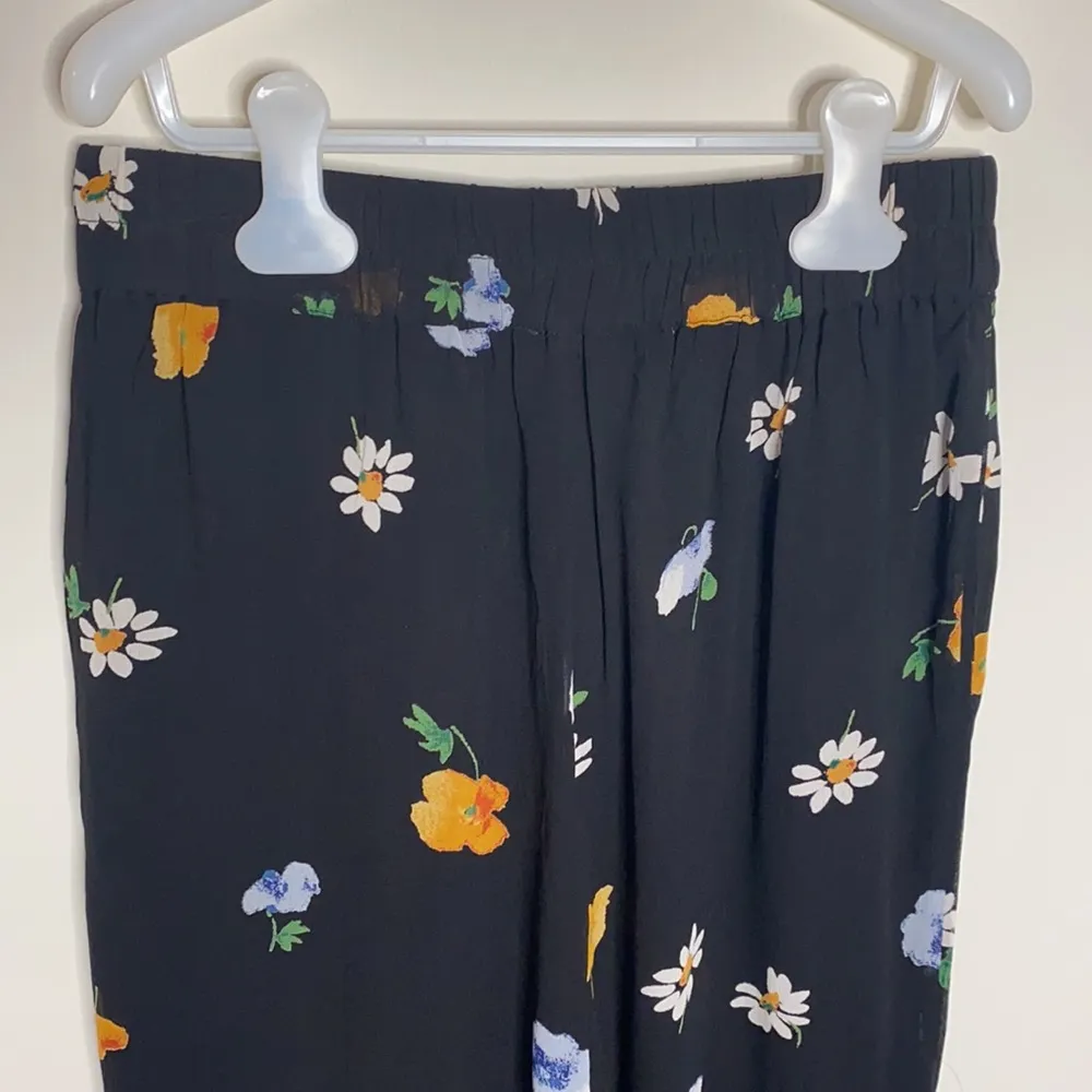 Ganni Dainty Georgette floral print sheer wide leg pants EU size 36 - Image 98