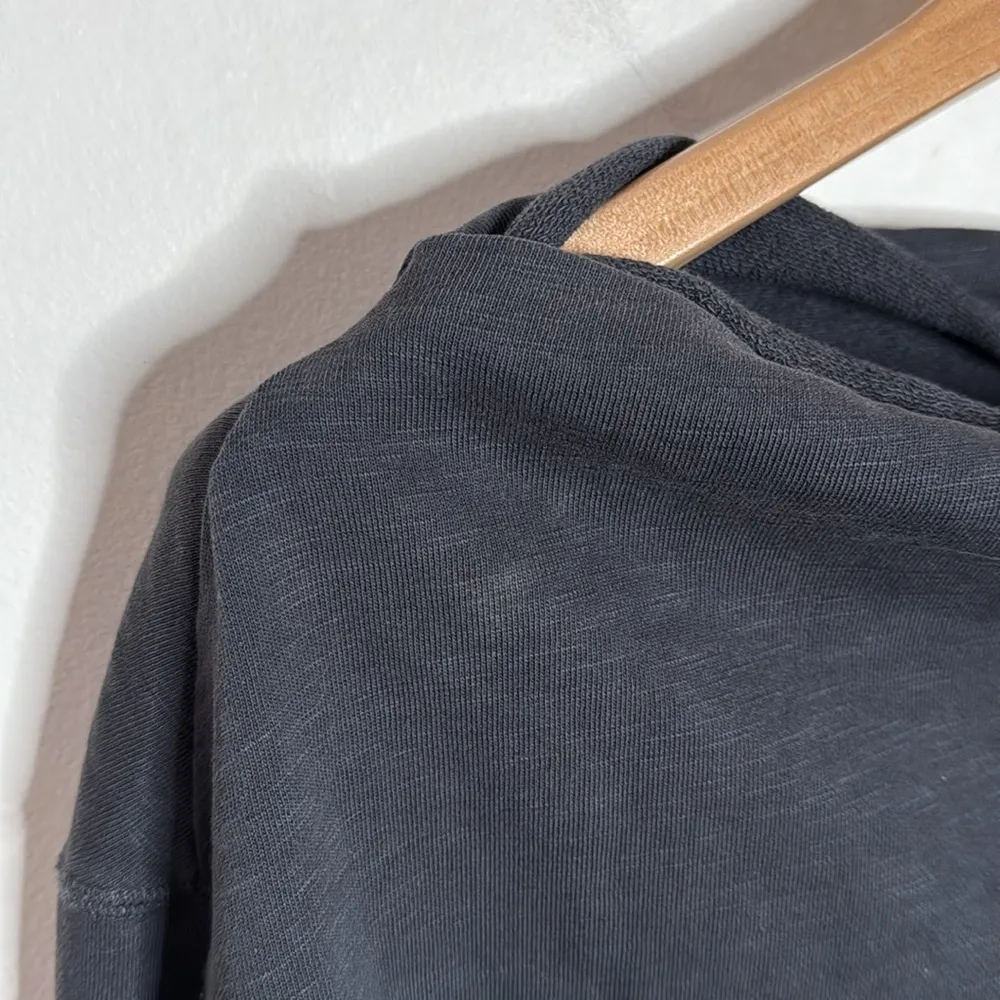 Pilcro Anthro Oversized Tunic Pullover Off shoulder Sweatshirt in grey Size S - Image 4