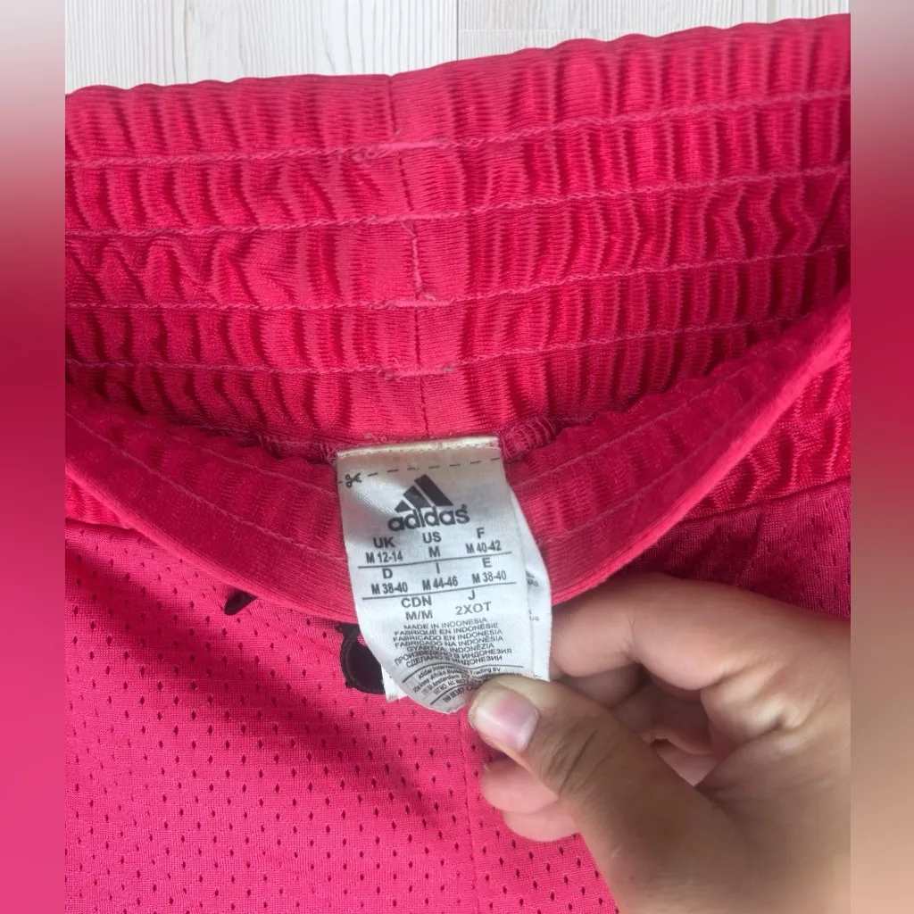 ADIDAS Women’s Hot Pink Athletic Shorts - Image 4