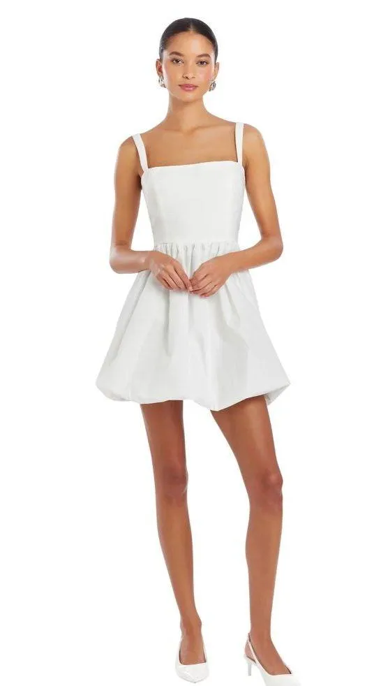 Amanda Uprichard Christine Dress in White Small New Womens Mini Halter - Image 13