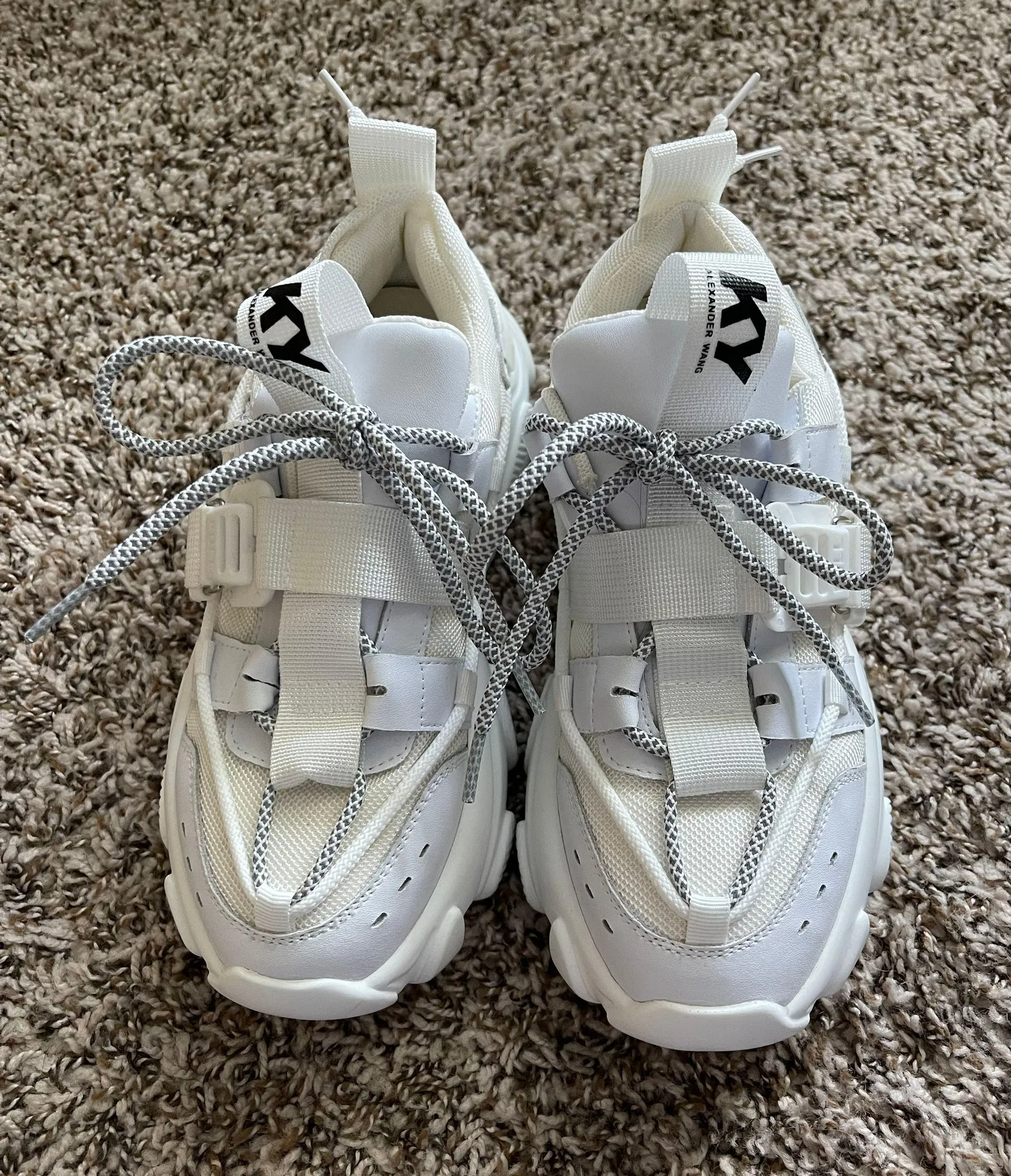 Alexander Wang White Chunky Sneakers  - Image 2