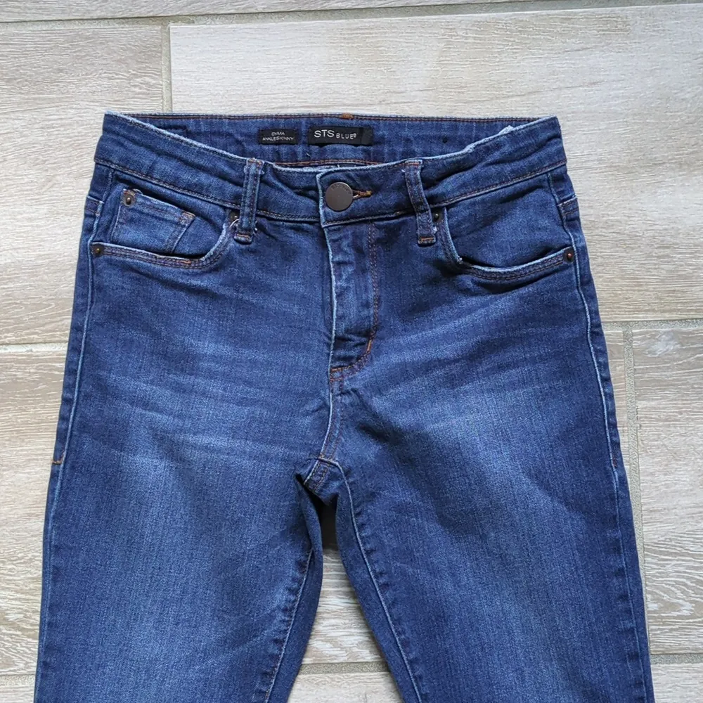 STS Blue Emma Skinny Jeans | STS Blue Darkwash Emma Skinny Jeans Size 24 - Image 3
