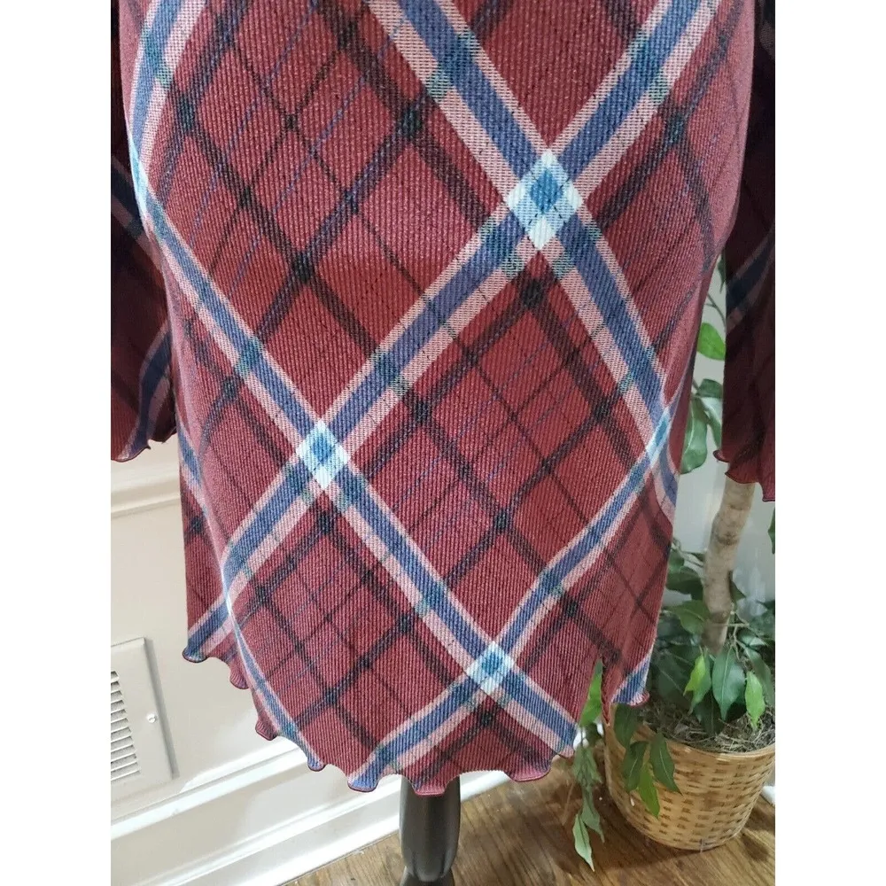 So Women's Multicolor Polyester Mock Neck Long Sleeve Knee Length Dress Size 2XL - Image 5