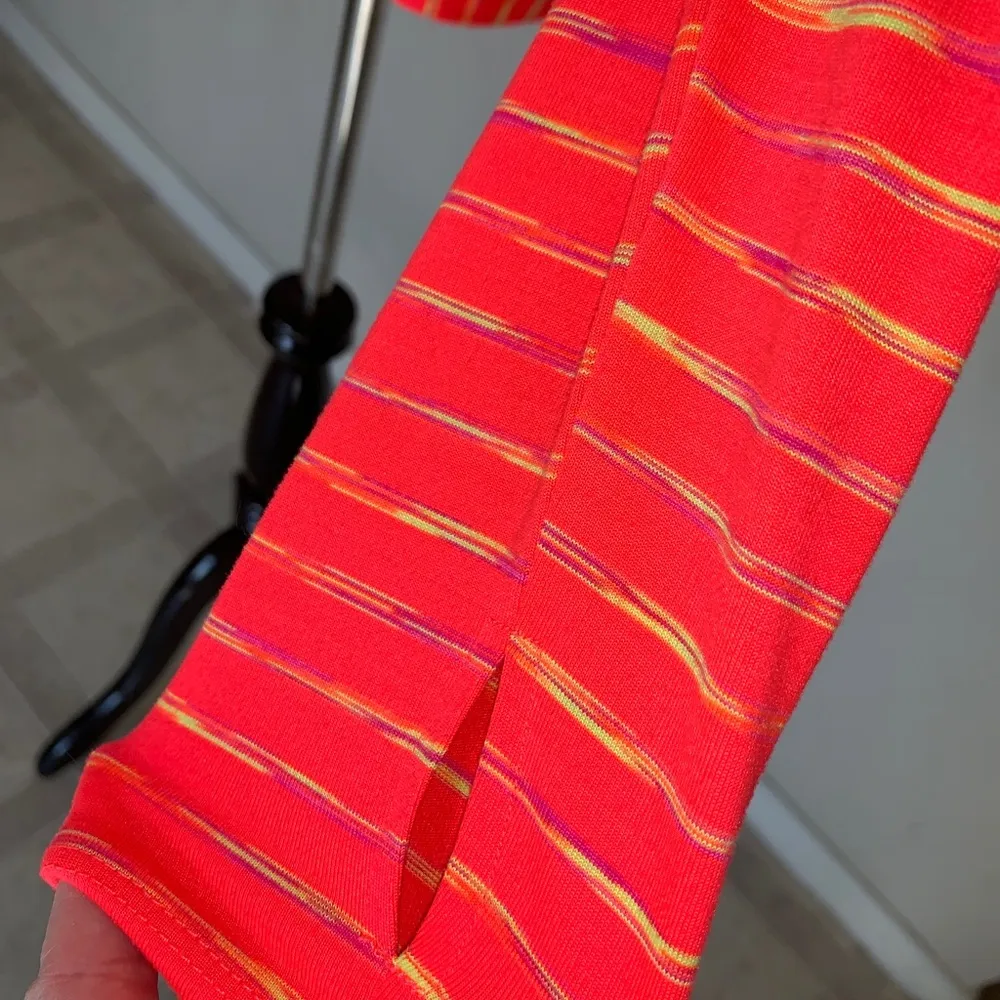 RBX performance running orange striped shirt thumb Size L - Image 4