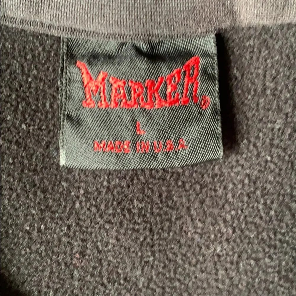 Marker Quarter Zip Sweatshirt Black Size L - Image 3