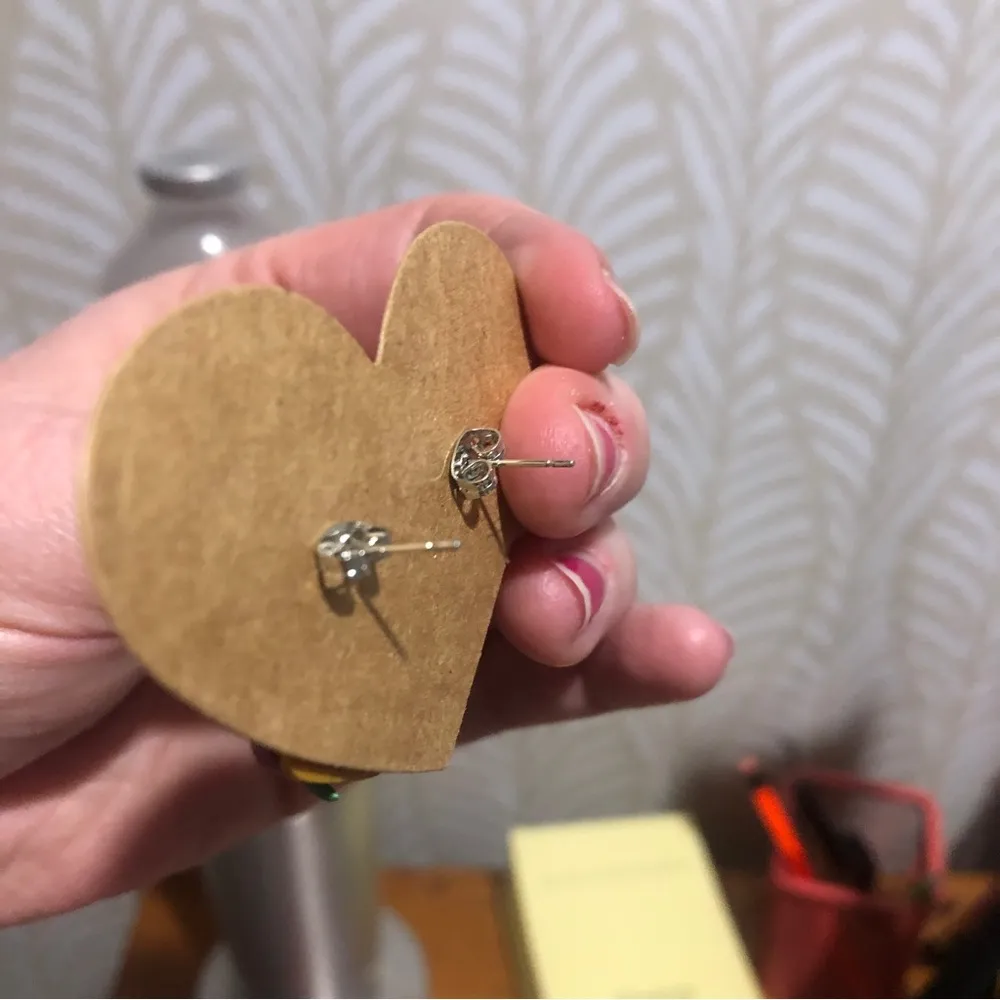 New Handmade 3-D Grapevine Polymer Clay Earrings - Image 2