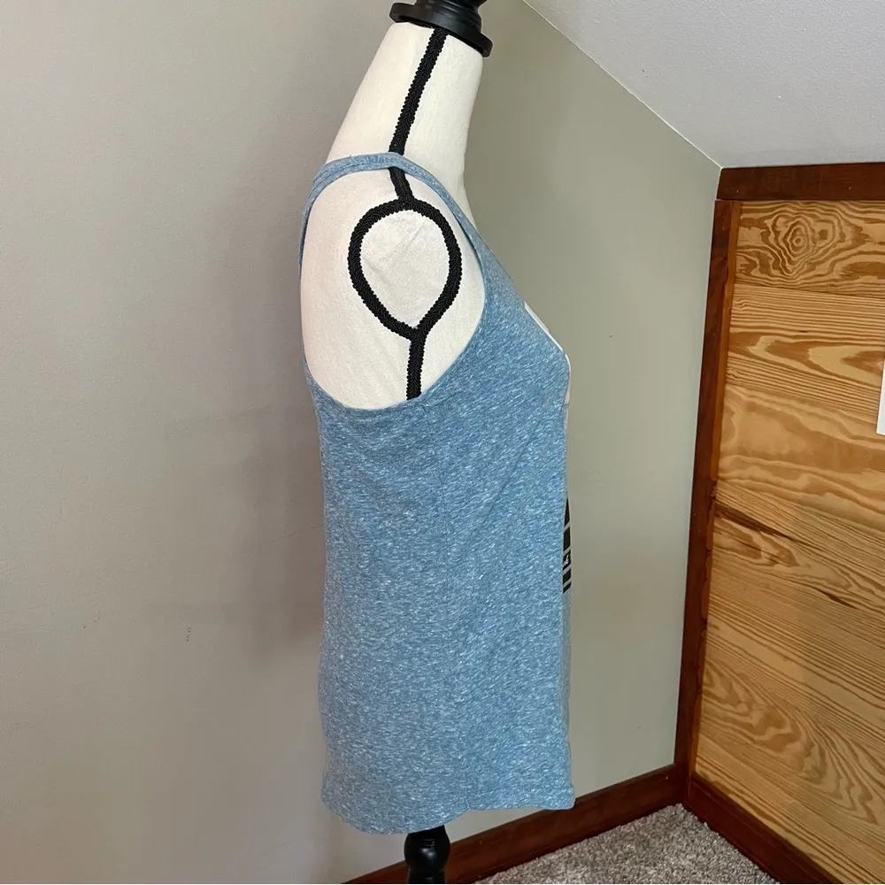 Tek Gear Drytek Seek The Road Less Traveled Racerback Graphic Tank Top Small - Image 2