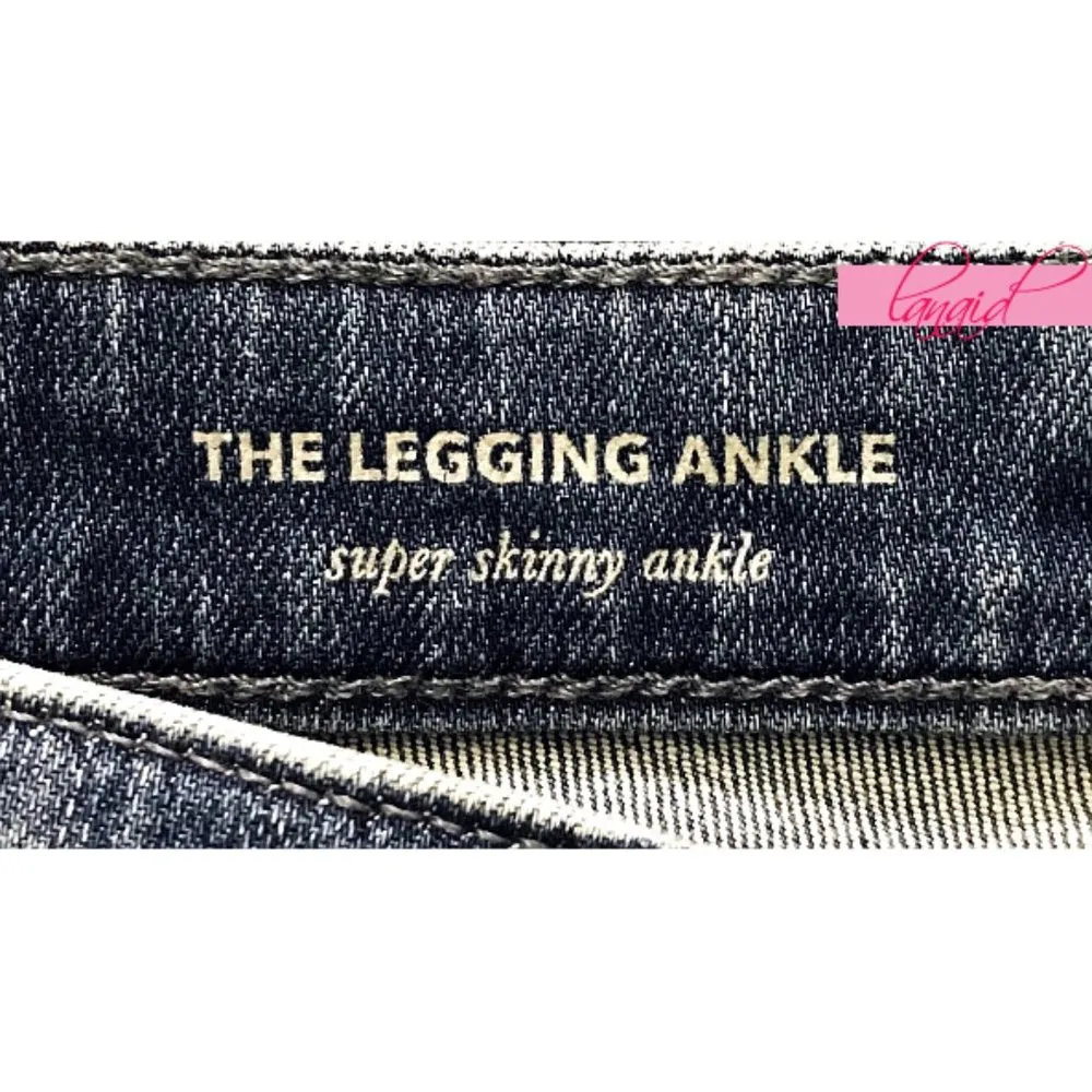 NEW AG Legging Ankle 14 Years Suspended Air Acid Washed Edgy Slim Skinny Jeans - Image 6