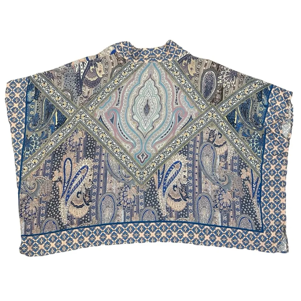 Anthropologie Bl-nk London Aletha Cropped Kimono One Size Bohemian Summer - Image 11