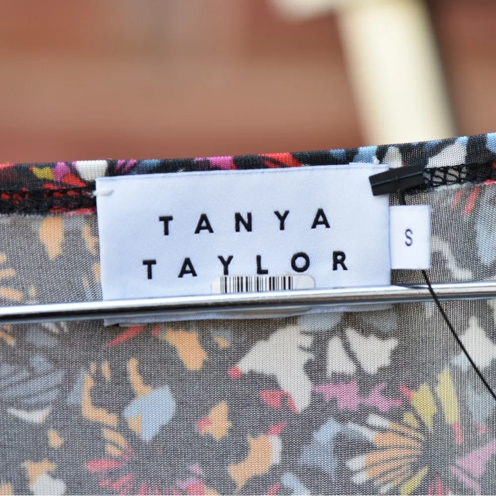 Tanya Taylor Effie Confetti Floral Dress Sz Small Stretchy Bodycon Bold Bright - Image 10