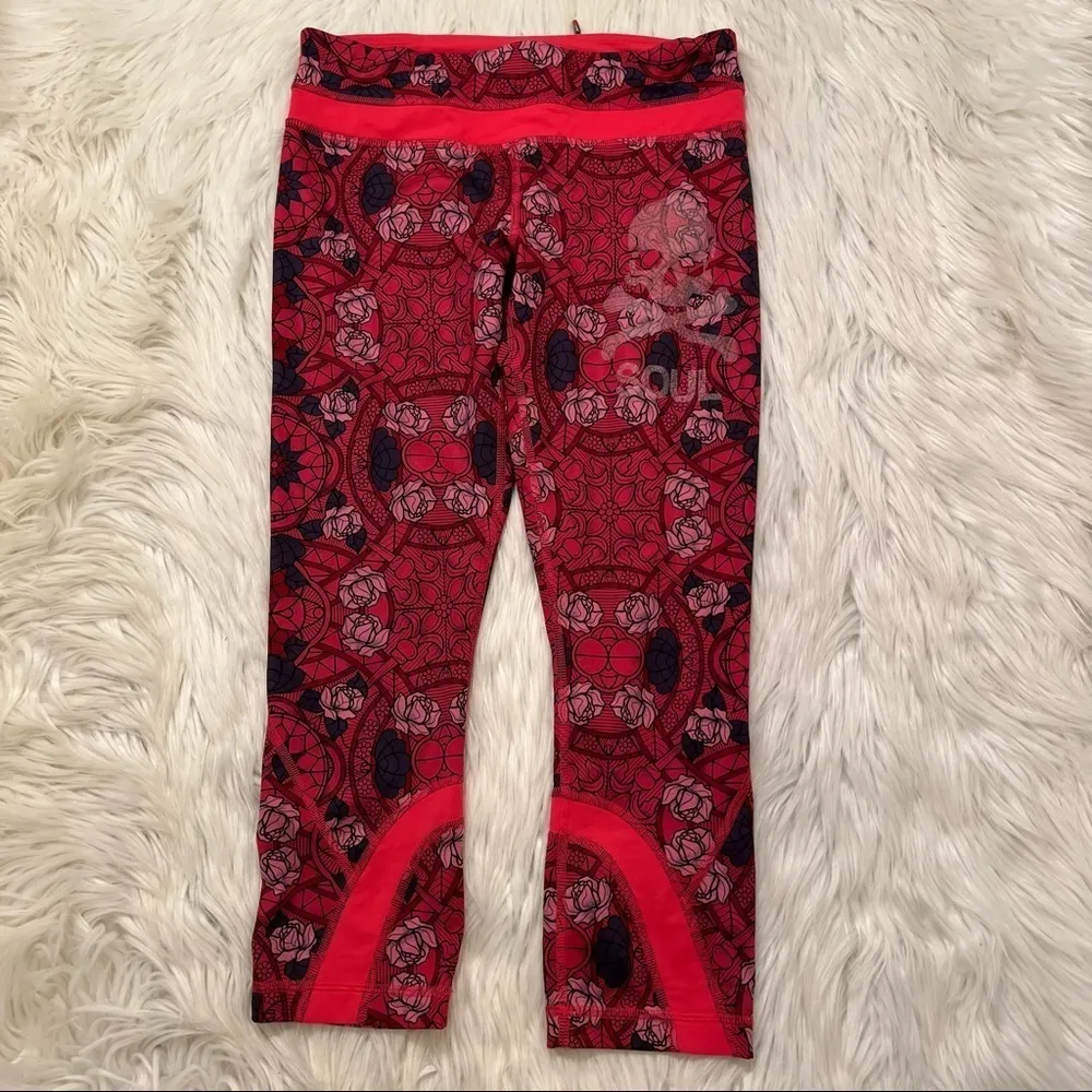 Lululemon Run: Inspire Crop II Legging Soul Cycle Prisma Guava Lava Boom Juice - Image 5