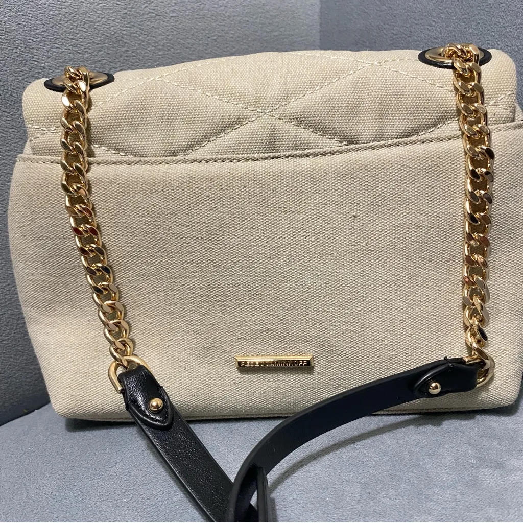 Rebeca Minkoff Edie Diamond Quilt Canvas 
Crossbody Bag - Image 3