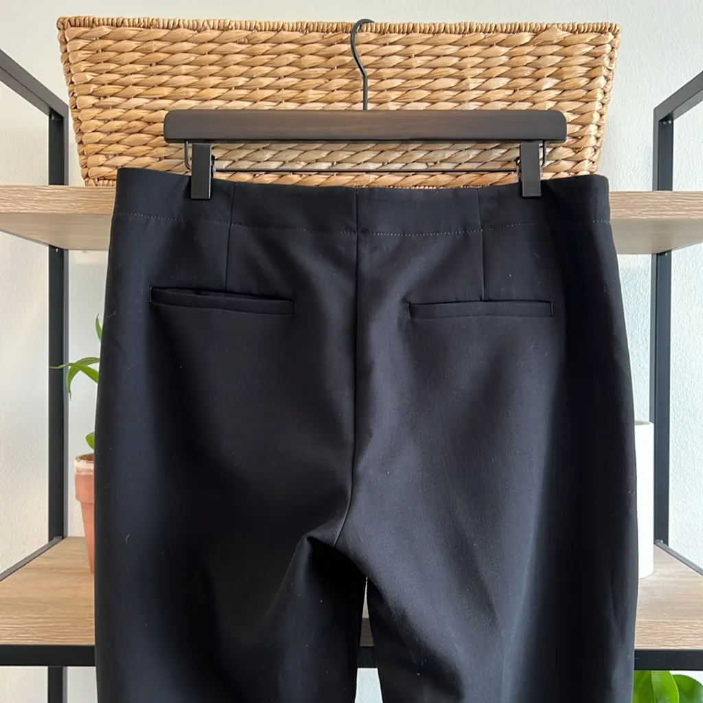 Banana Republic Avery Fit Mid-Rise Black Cropped/Ankle Career Dress Pant Trouser - Image 7