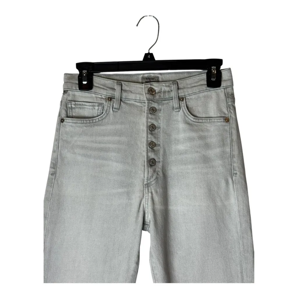 Citizens of Humanity Jeans Women 26‎ Gray Olivia Button Fly High Rise Slim Ankle - Image 5