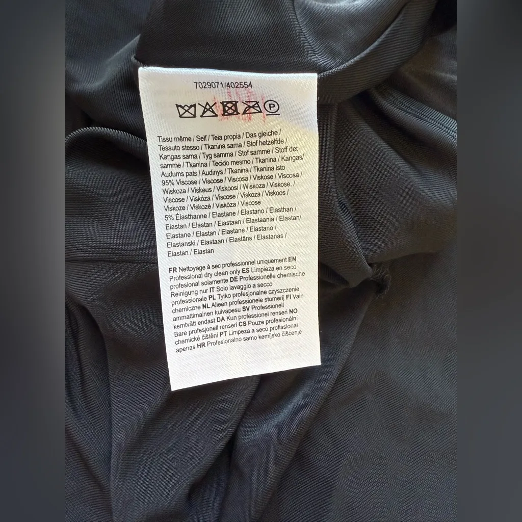 Et Ochs Ida Twisted Halter Neck Top XL Black - Image 7