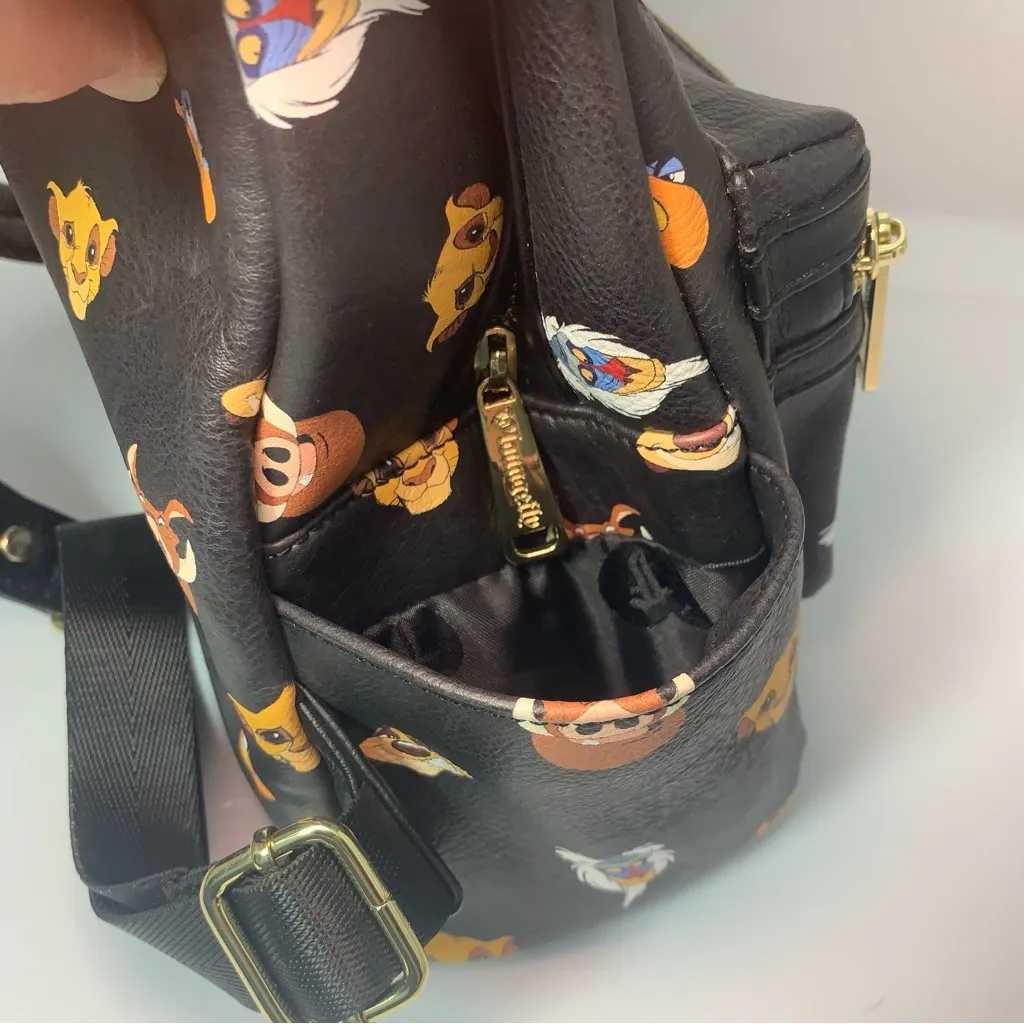 Loungefly Disney Lion King‎ Character Faces  Mini Backpack - Image 6