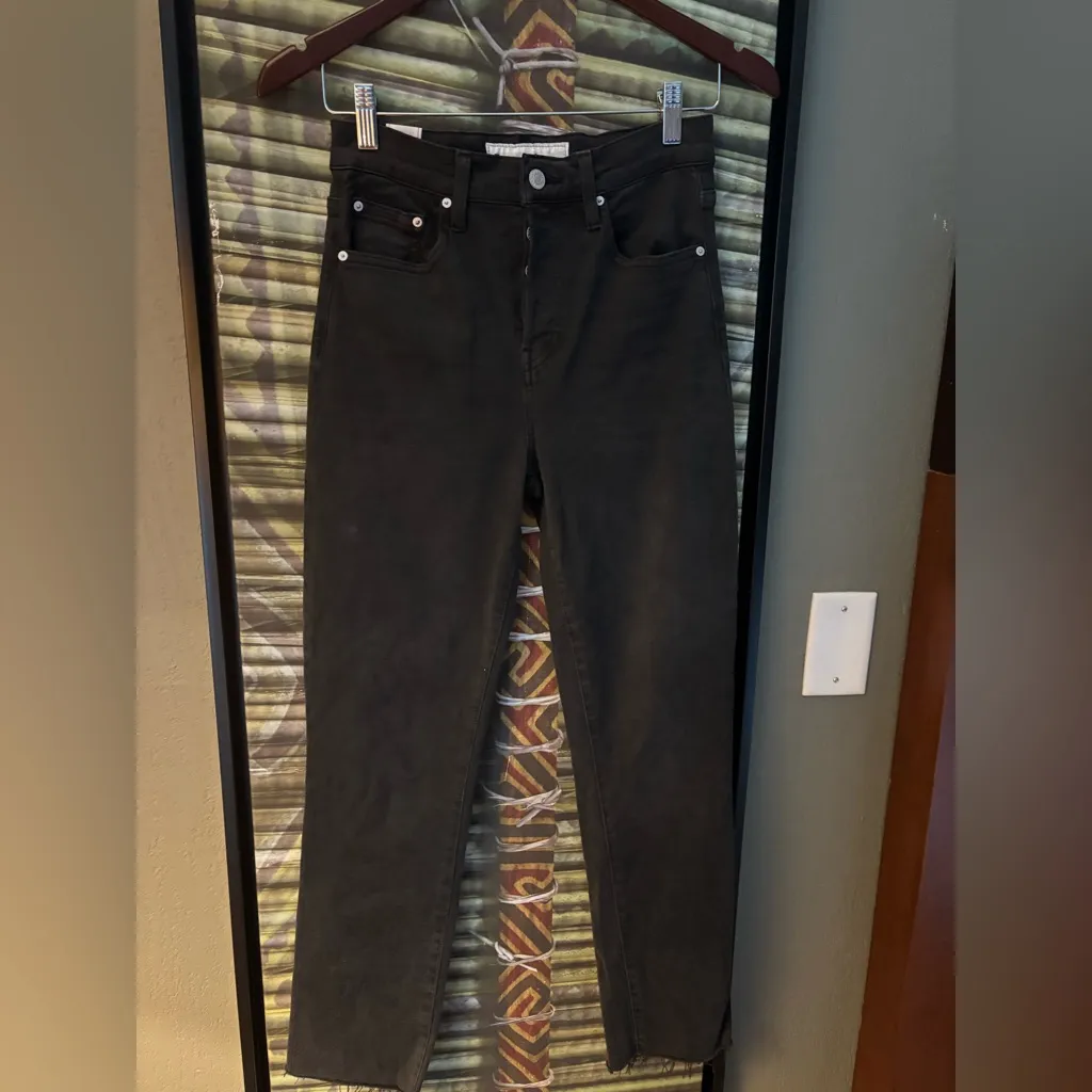 Frank & Eileen Cork Jeans Worn Black Sz M – Coastal, Minimalist, Normcore - Image 4