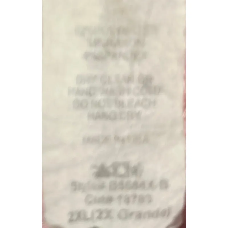 Hayzel Women's Pink Beige Paisley Long Sleeve Pullover Top Bell Sleeves Size 2XL - Image 4